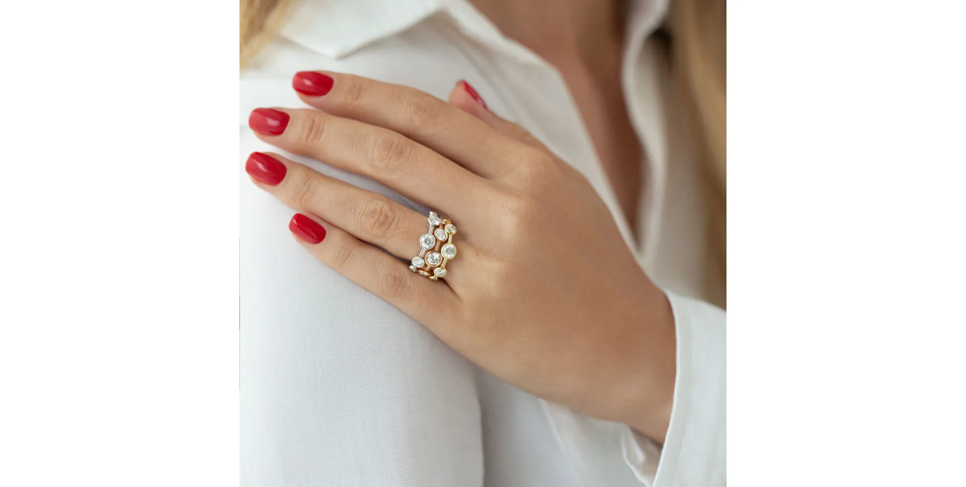 Prsten s diamanty Galaxy of Passion