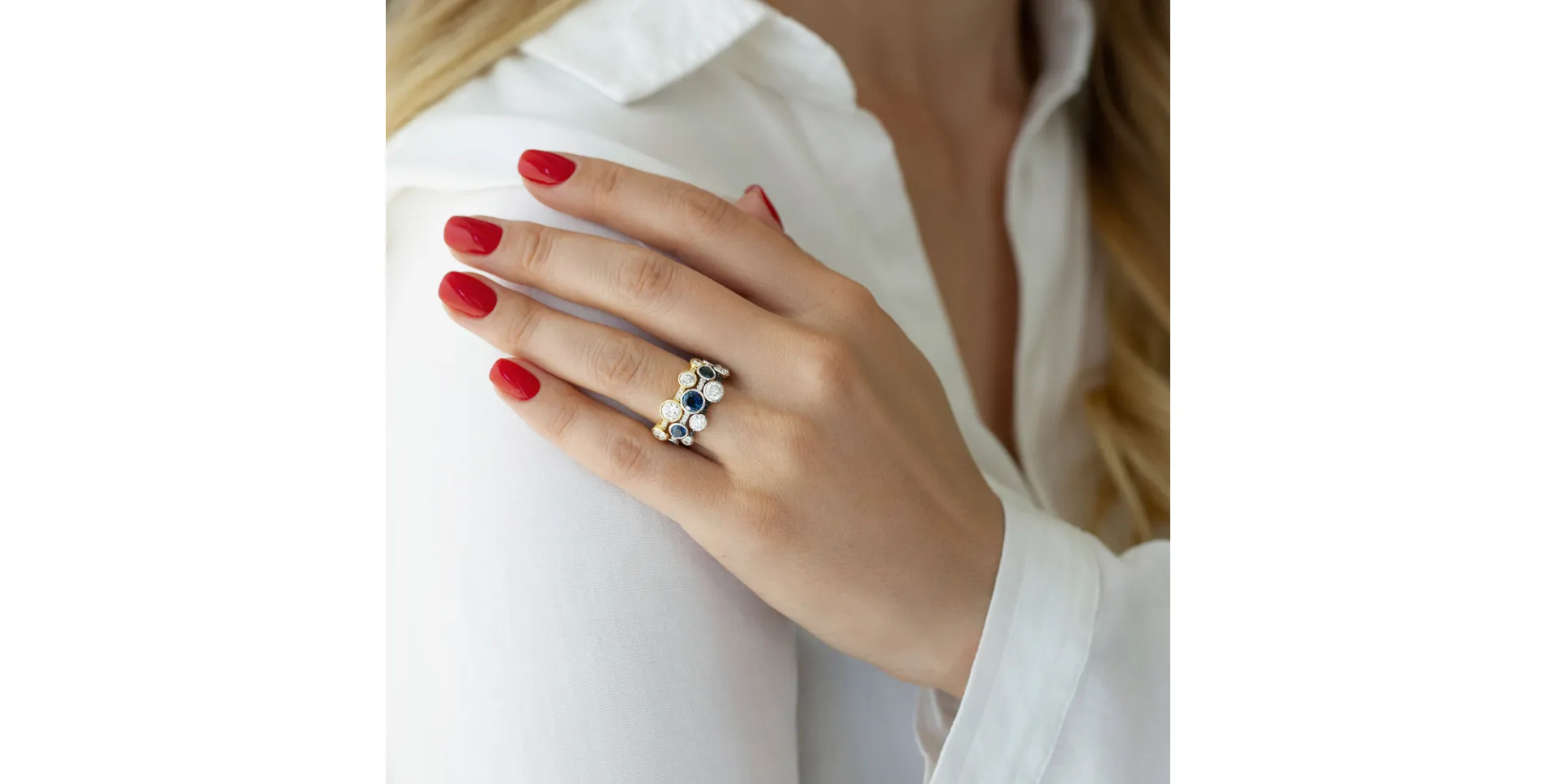 Prsten s diamanty Galaxy of Passion