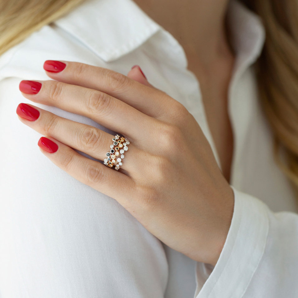 Prsten s diamanty Virgin Tears