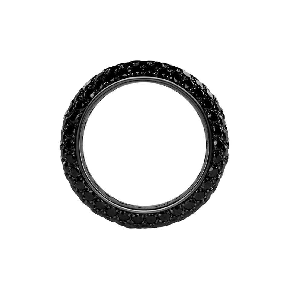 Prsten s černými diamanty Euanthe