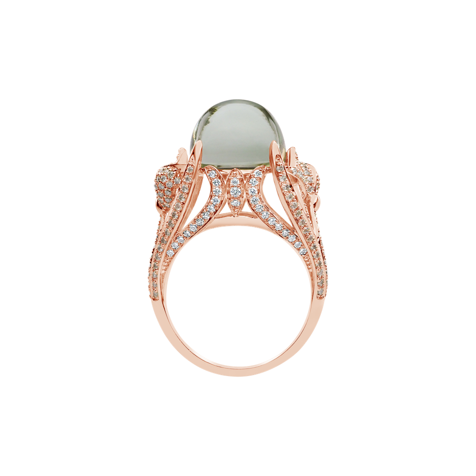 Prsten s ametystem a diamanty Fascinating Ladyship