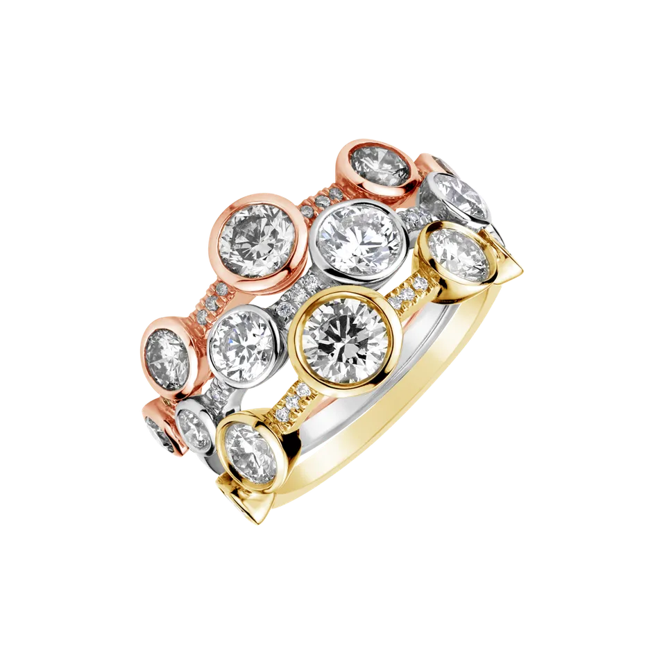 Prsten s diamanty Galaxy of Passion