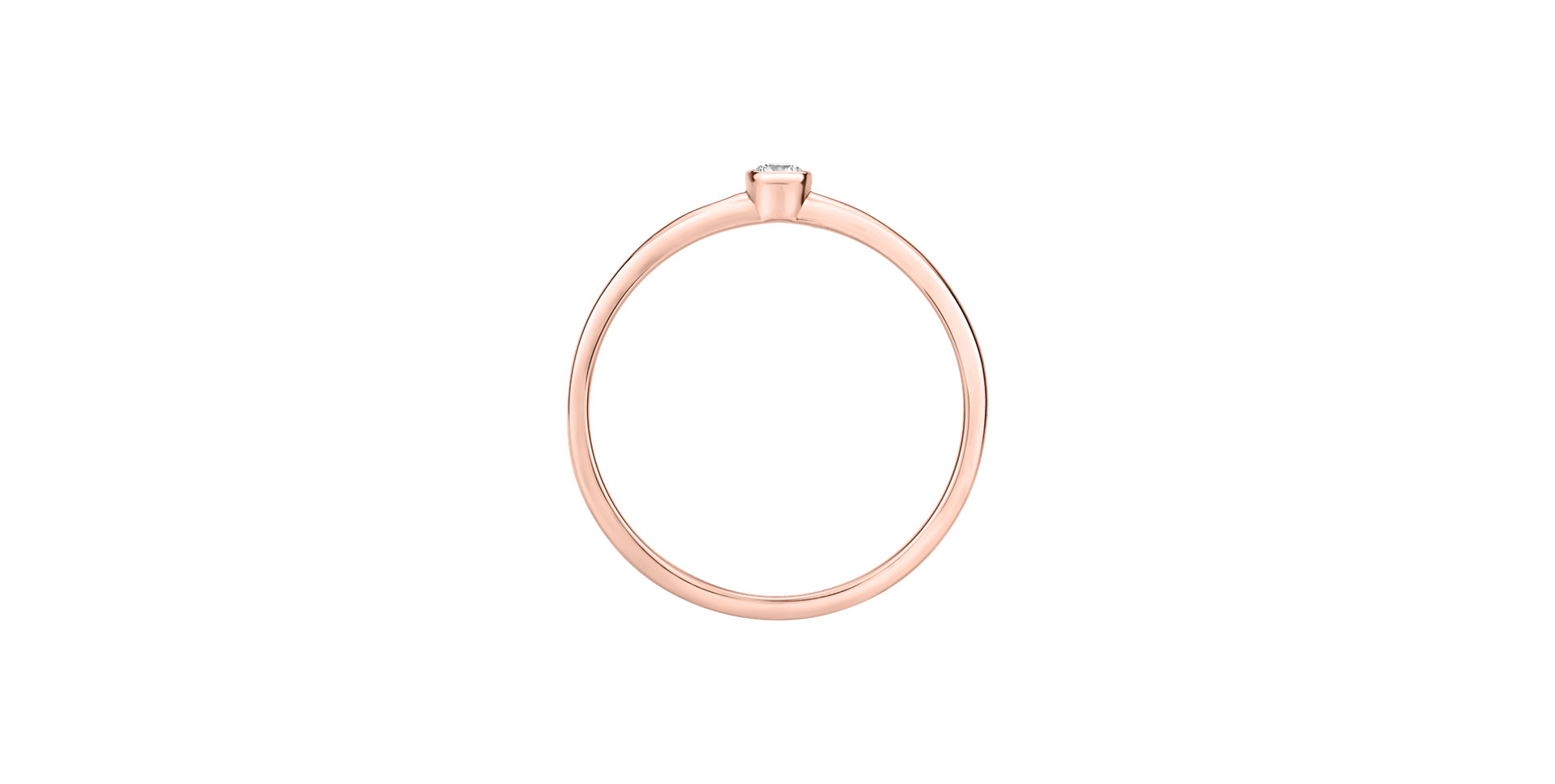 Prsten s diamantem Seductive Glow