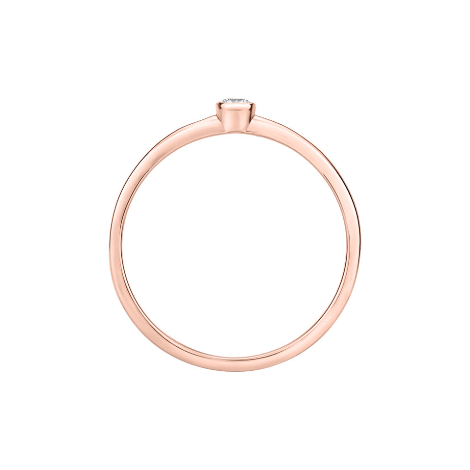 Prsten s diamantem Seductive Glow