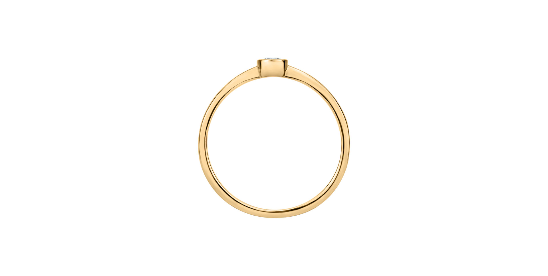 Prsten s diamantem Seductive Glow