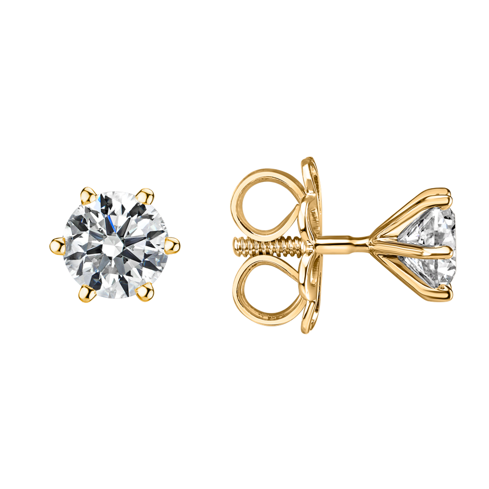 Náušnice s diamantem Vesper Romance