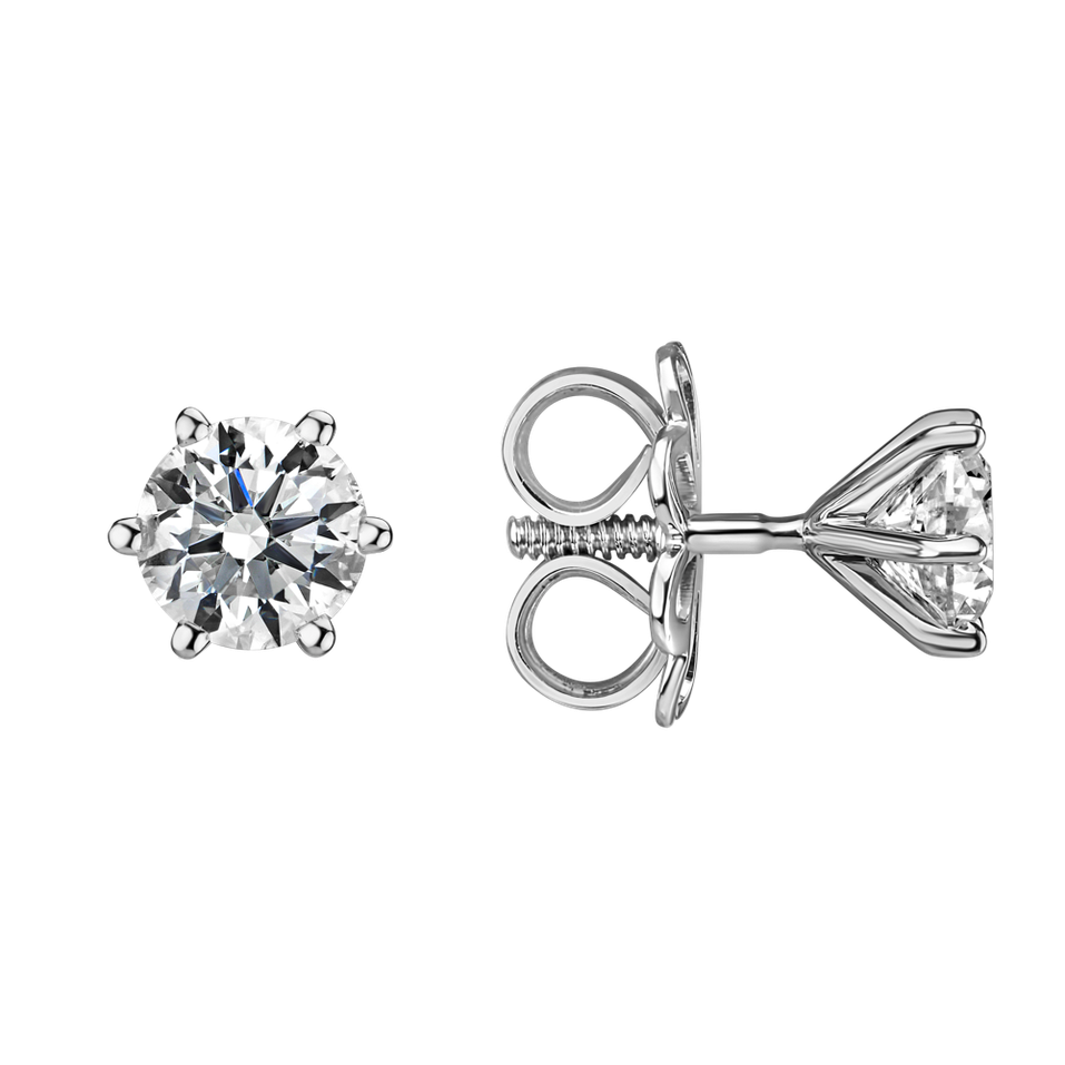 Náušnice s diamantem Vesper Romance