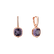 Náušnice s ametystem diamanty Alluring Ladyship3