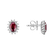 Náušnice s rubínem a diamanty Princess Sparkle3