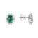 Náušnice se smaragdem a diamanty Princess Sparkle3