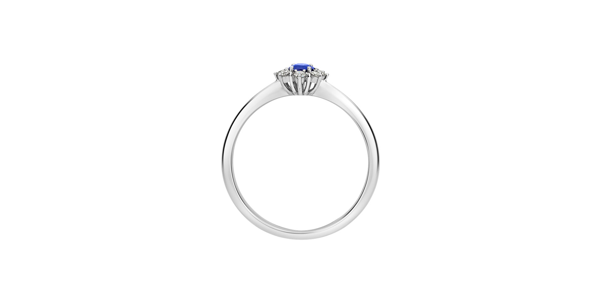 Prsten s tanzanitem a diamanty Trixie Princess