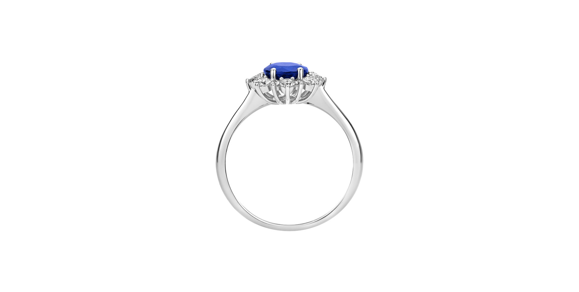 Prsten s tanzanitem a diamanty Trixie Princess