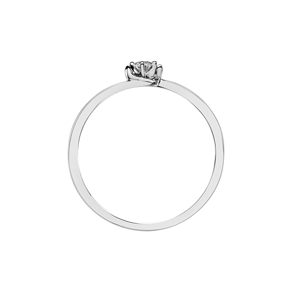 Prsten s diamantem Love Symetry