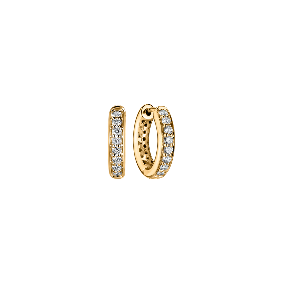 Náušnice s diamanty Midnight Wonder