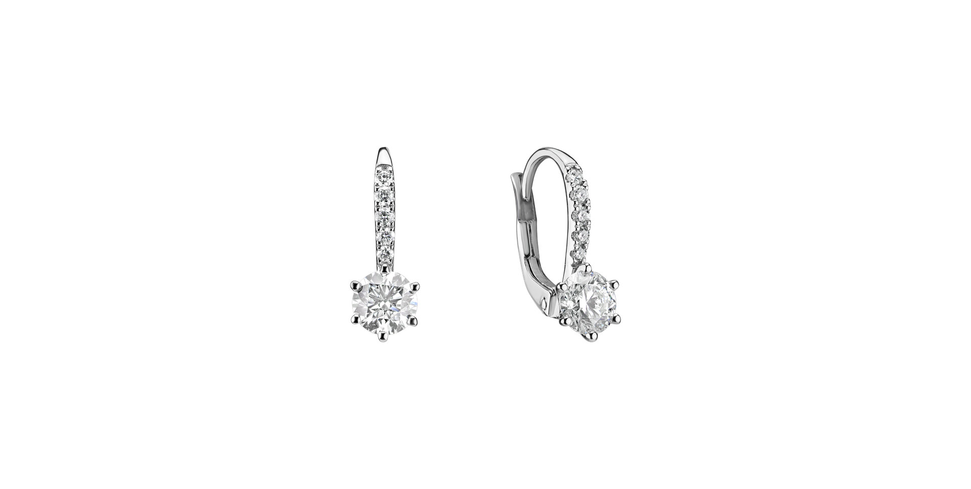 Náušnice s diamanty Essential Glow