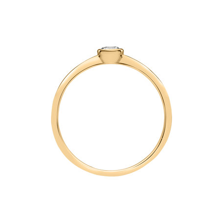 Prsten s diamantem Seductive Glow