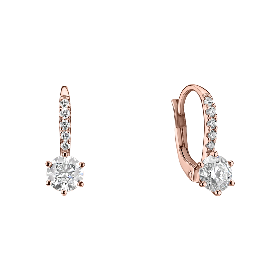 Náušnice s diamanty Essential Glow