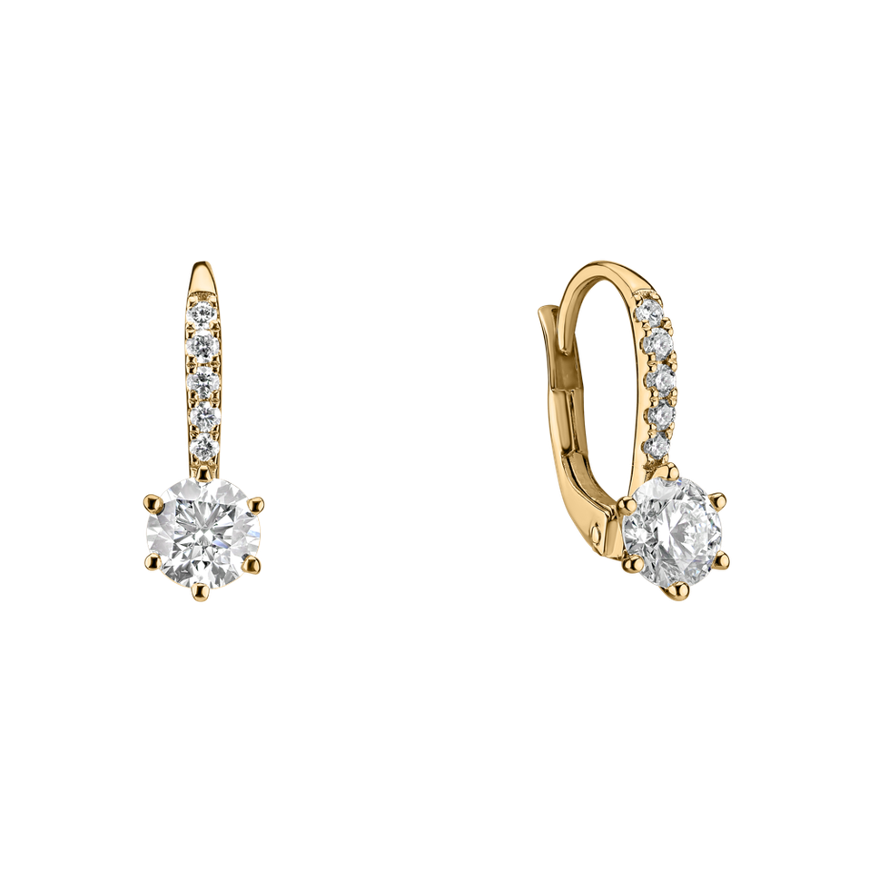 Náušnice s diamanty Essential Glow