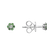 Náušnice s diamantem a smaragdy Shiny Flower3
