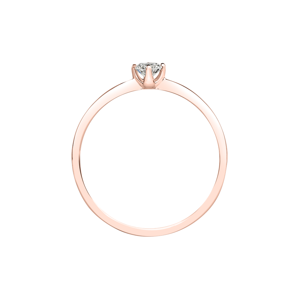 Prsten s diamantem Love Glow