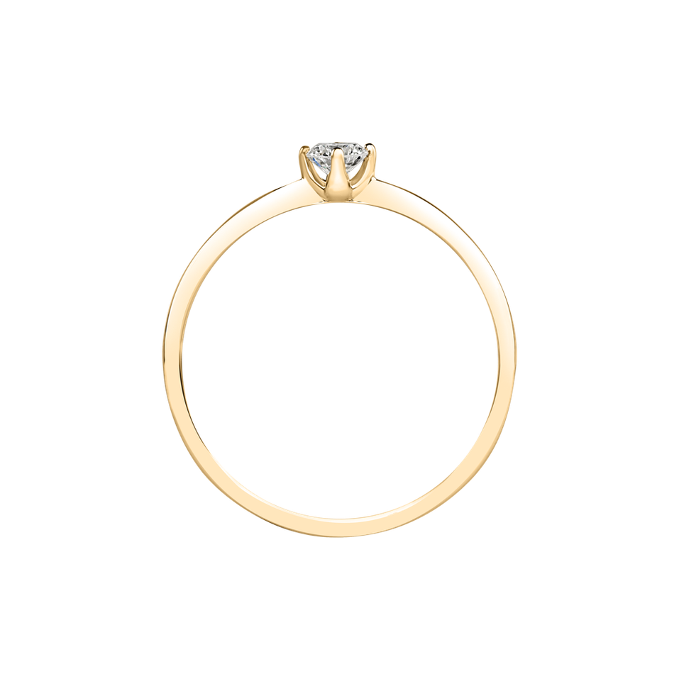 Prsten s diamantem Love Glow