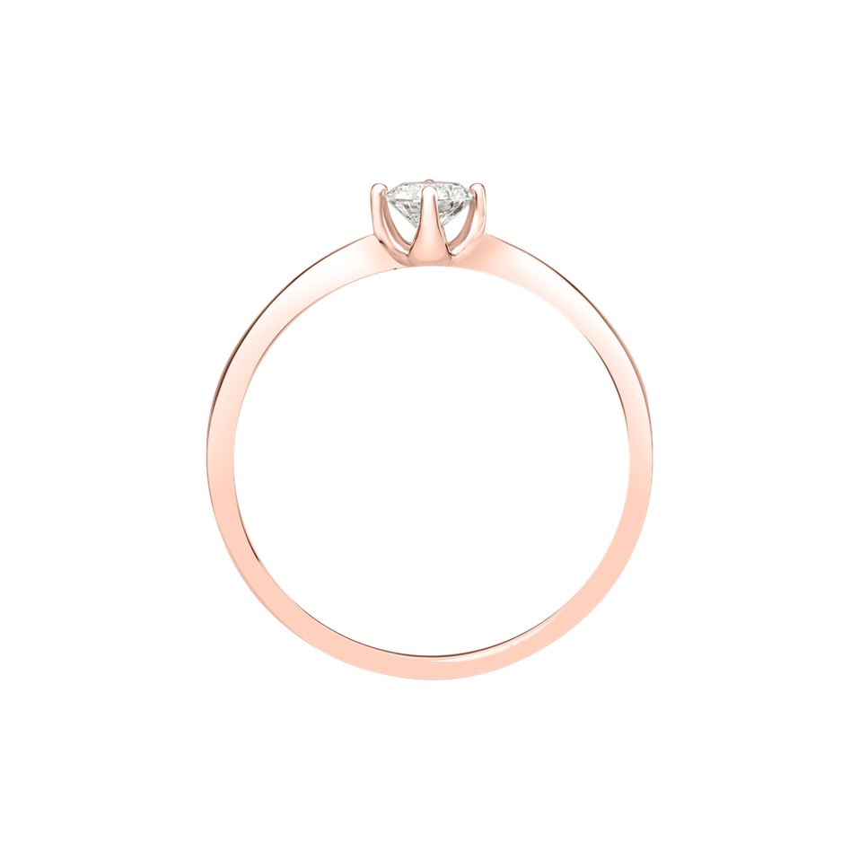 Prsten s diamantem Love Glow