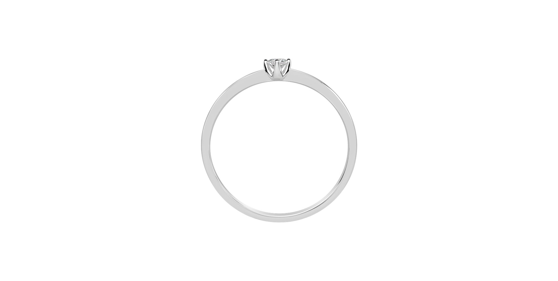 Prsten s diamantem Love Glow