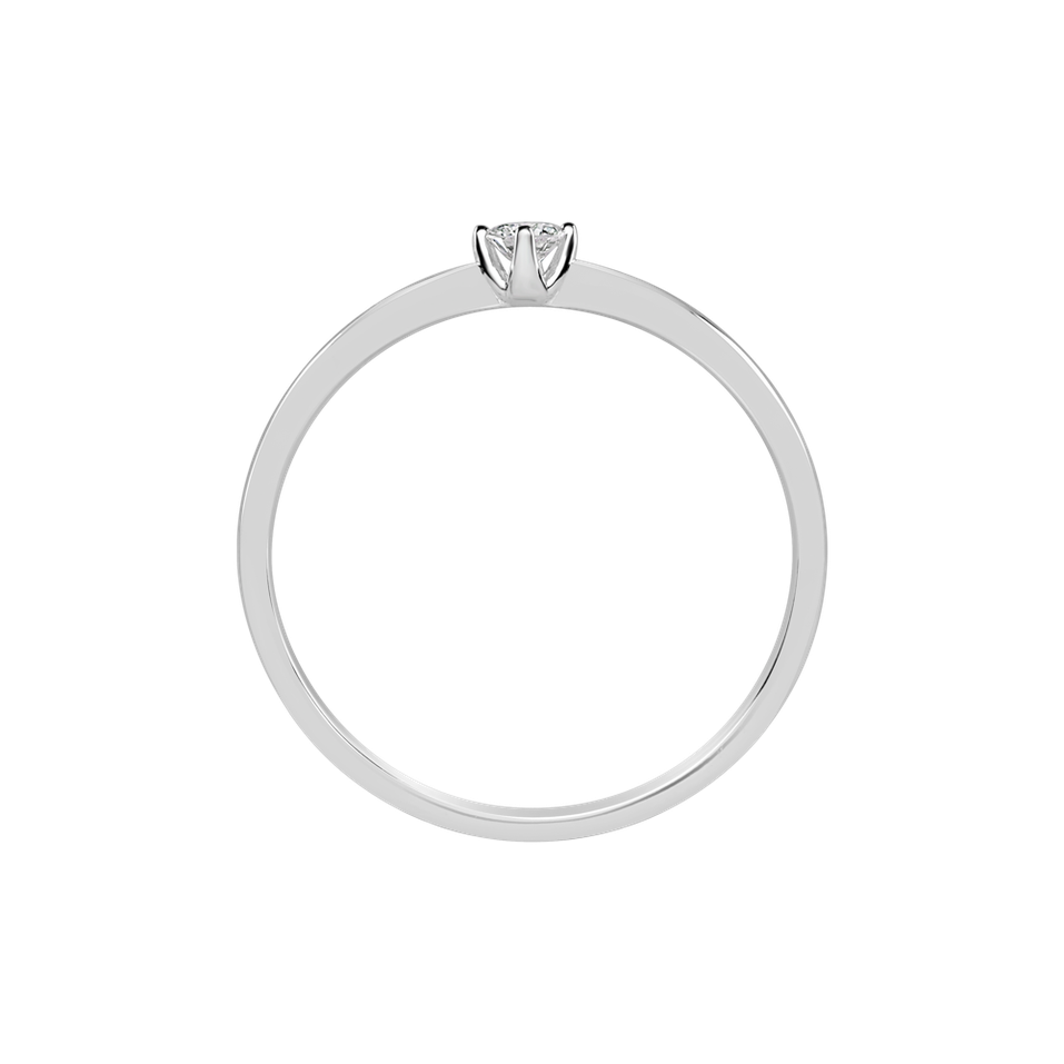 Prsten s diamantem Love Glow