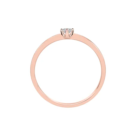 Prsten s diamantem Love Glow