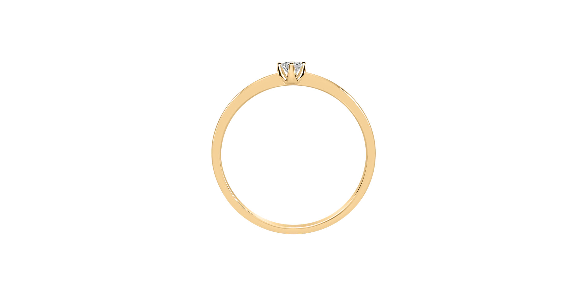 Prsten s diamantem Love Glow