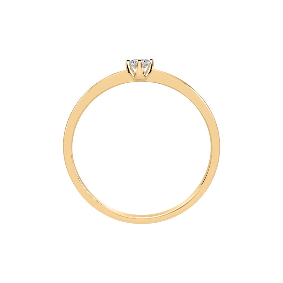 Prsten s diamantem Love Glow