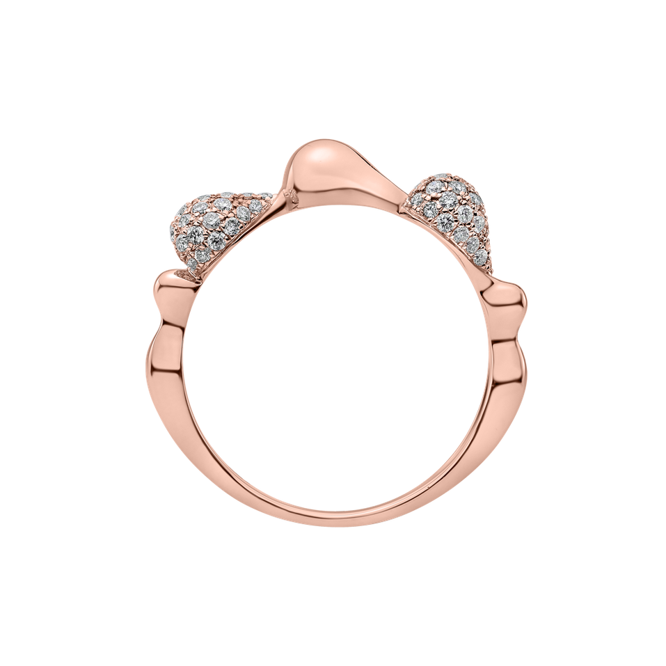 Prsten s diamanty Frozen Tear