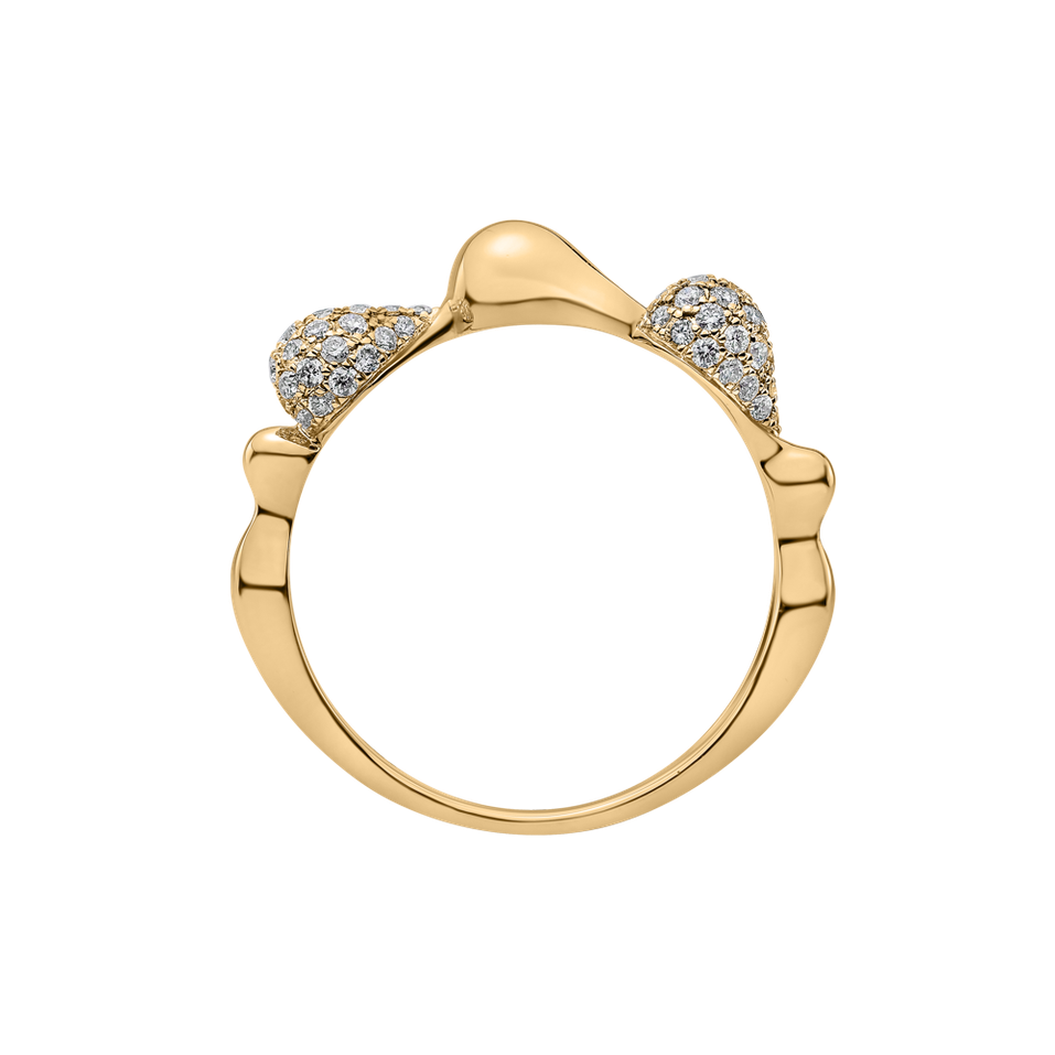 Prsten s diamanty Frozen Tear