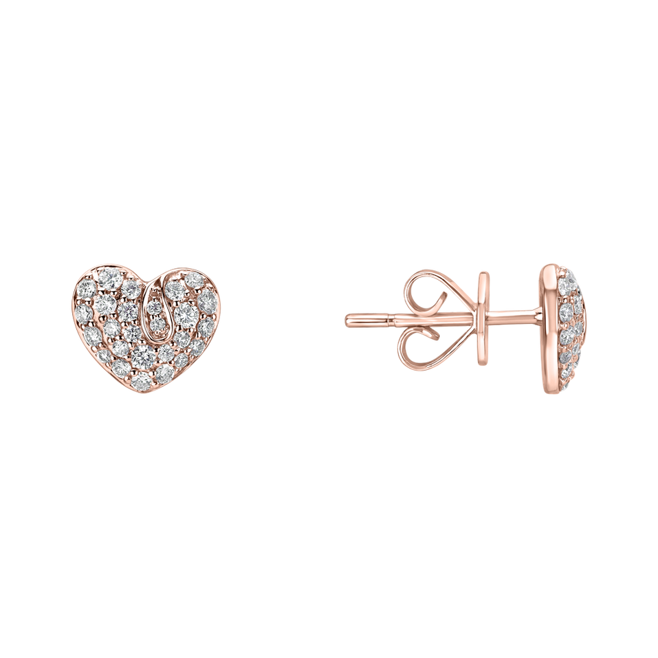 Náušnice s diamanty First Love