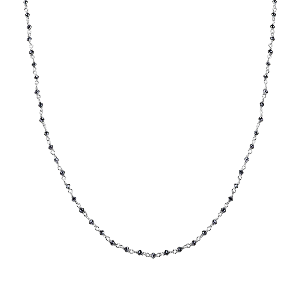 Náhrdelník s černými diamanty Dark Melody