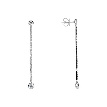 Náušnice s diamanty Luxury Line