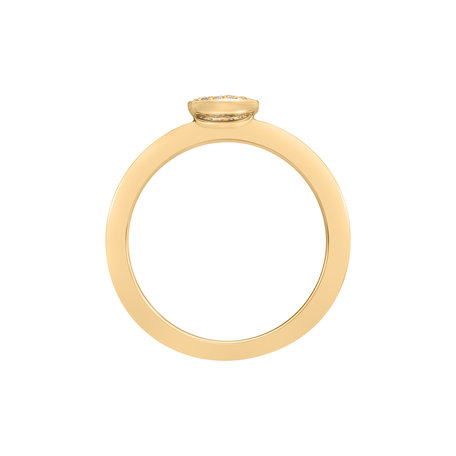 Prsten s diamanty Infinite Circle
