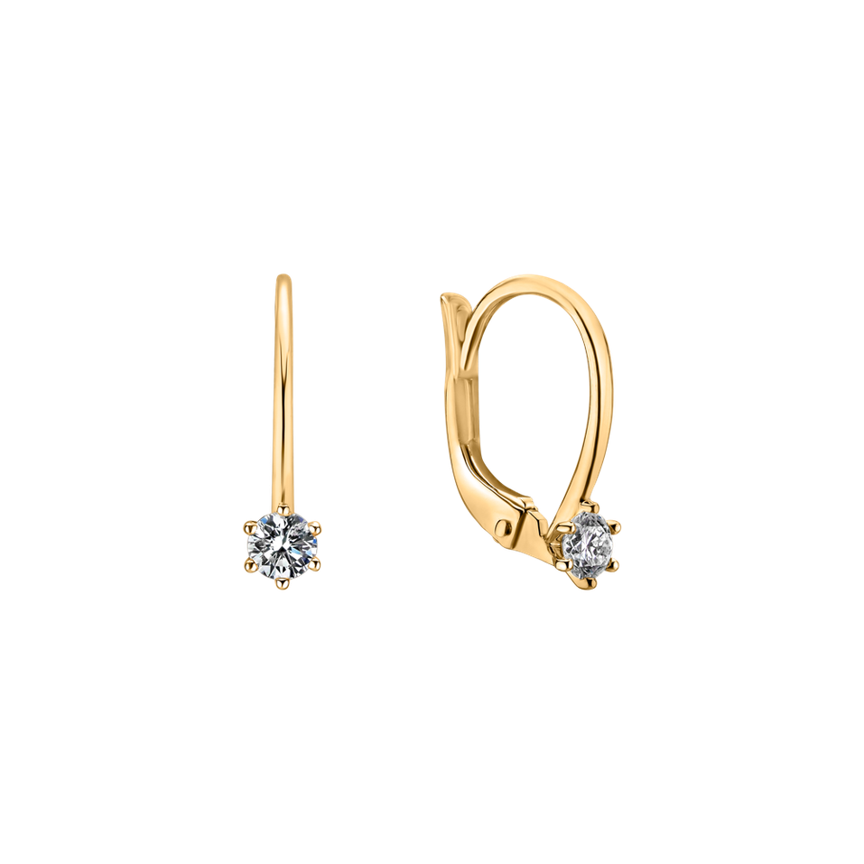 Náušnice s diamantem Everyday Glow