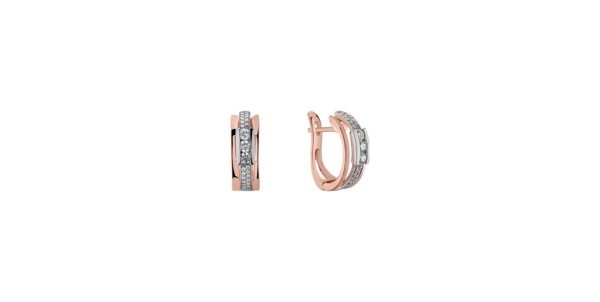 Náušnice s diamanty Amazing Mosaic