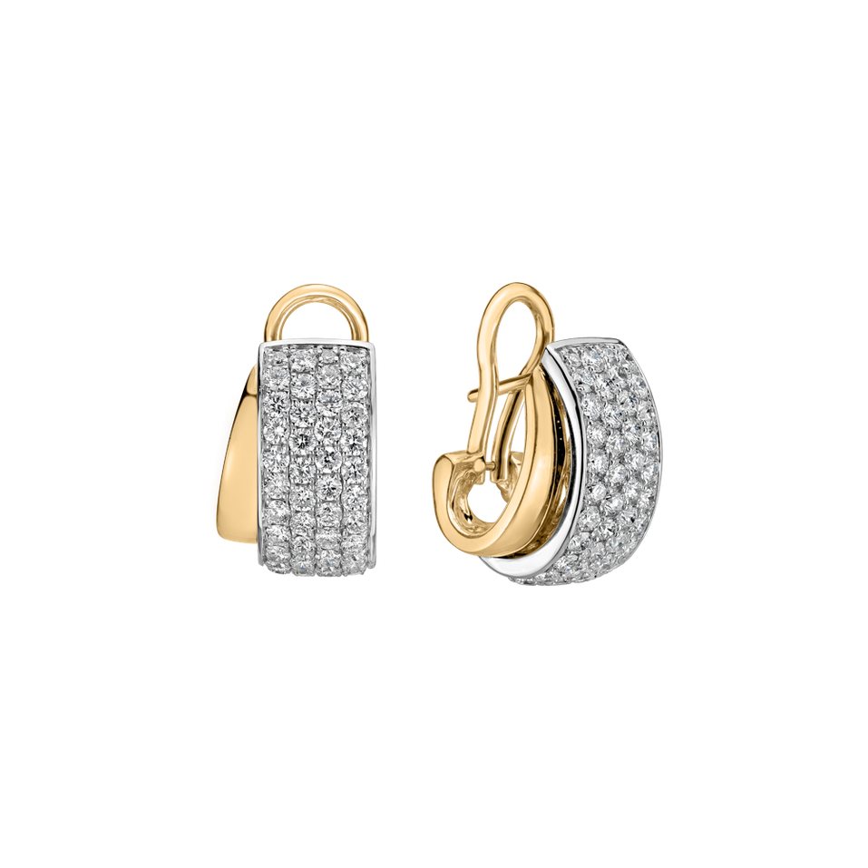 Náušnice s diamanty Galaxy Poem