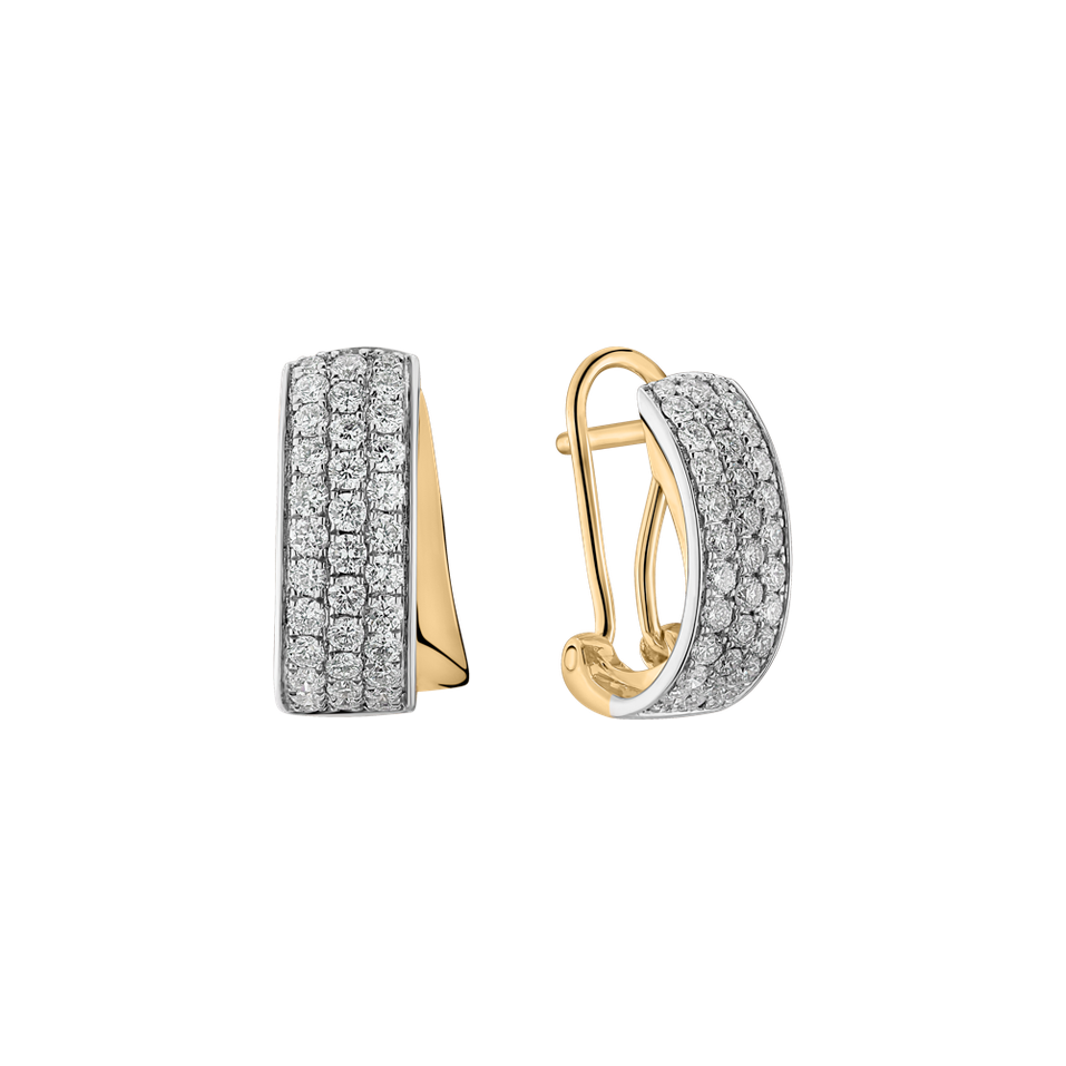 Náušnice s diamanty Galaxy Poem