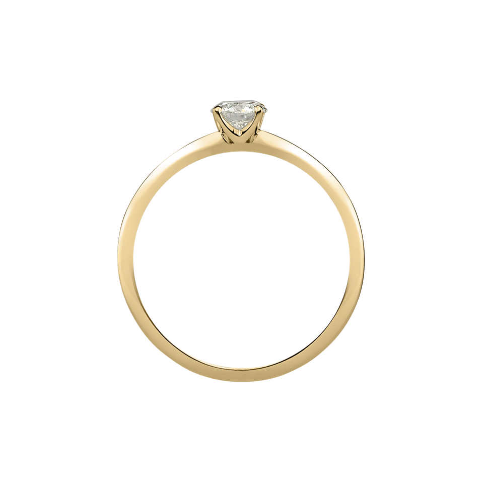 Prsten s diamantem One Love