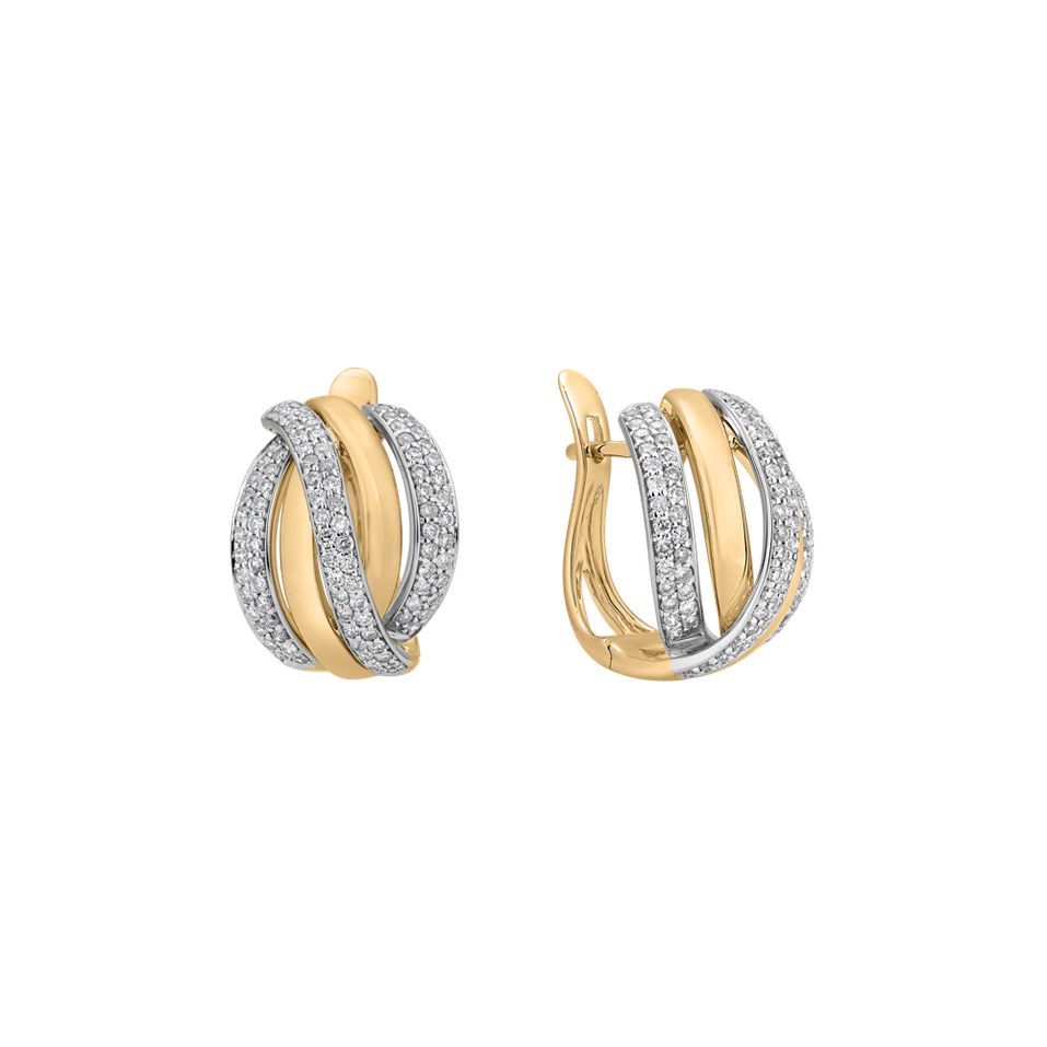 Náušnice s diamanty Festive Moment