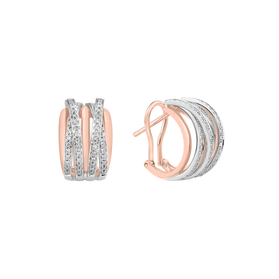 Náušnice s diamanty Luxury Pleasure