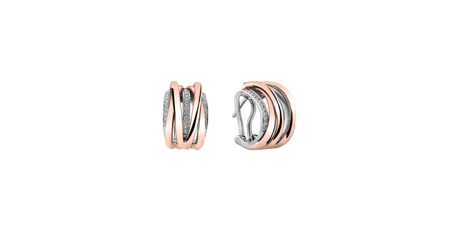 Náušnice s diamanty Luxury Pleasure