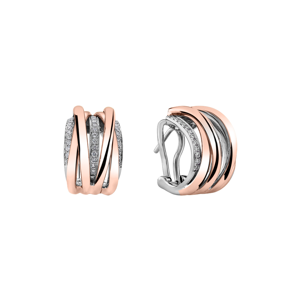 Náušnice s diamanty Luxury Pleasure