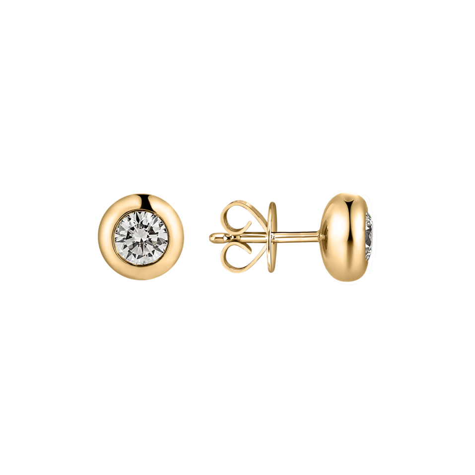 Náušnice s diamantem Sparkling Drops