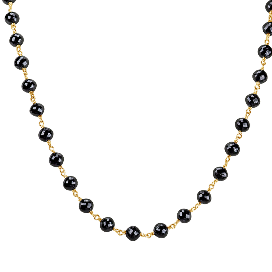 Náhrdelník s černými diamanty Dark Melody