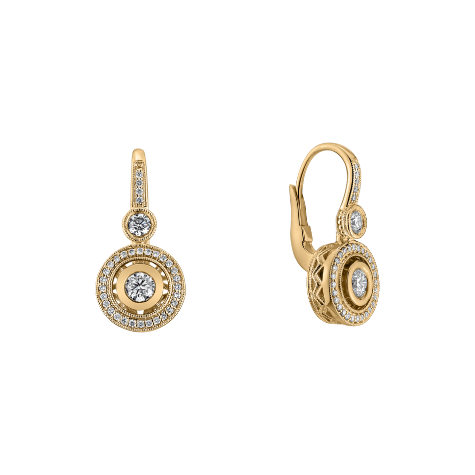 Náušnice s diamanty Monarch Love