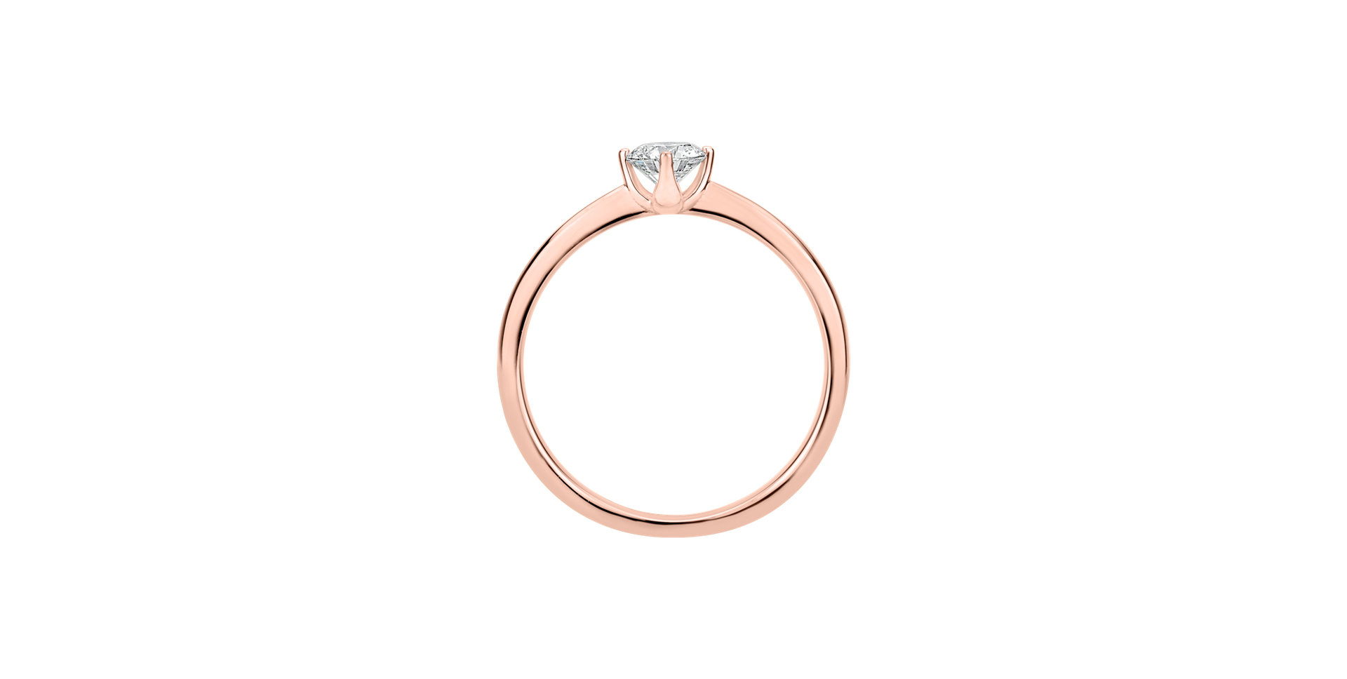 Prsten s diamantem Love Glow